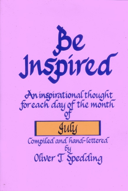 Be Inspired - July - Oliver T. Spedding
