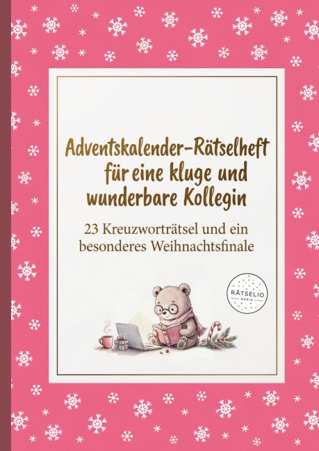 Adventskalender-Rätselheft für eine kluge und wunderbare Kollegin - Rätselio Media