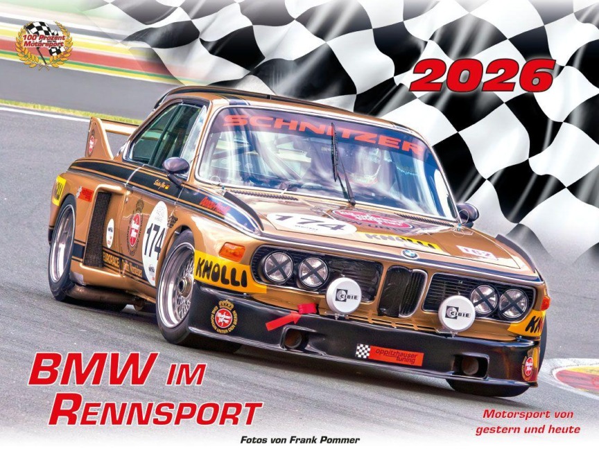 BMW im Rennsport Kalender 2026 - Frank Pommer