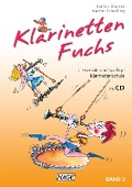 Cover-Bild zum Titel 'Klarinetten Fuchs Band 2 (mit CD)' von 'Stefan Dünser, Martin Schelling'