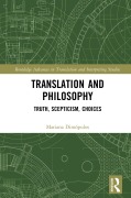Cover-Bild zum Titel 'Translation and Philosophy' von 'Mariana Dimópulos'