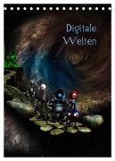 Cover-Bild zum Titel 'Digitale Welten (Tischkalender 2026 DIN A5 hoch), CALVENDO Monatskalender' von 'Norbert Buch'