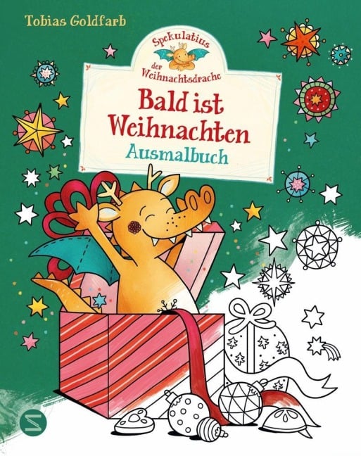 Spekulatius, der Weihnachtsdrache. Bald ist Weihnachten. Ausmalbuch - Tobias Goldfarb