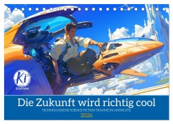 Cover-Bild zum Titel 'Die Zukunft wird richtig cool (Tischkalender 2026 DIN A5 quer), CALVENDO Monatskalender' von 'Kerstin Waurick'