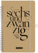 BRUNNEN 1070290036 | Buchkalender Familienplaner 2026 "Sechsundzwanzig" | A5, Papier - 