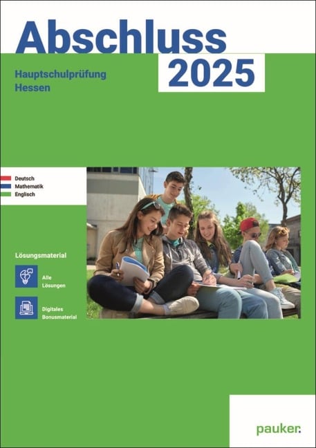 Abschluss 2025 - Hauptschulprüfung Hessen - Lösungsband - Deutsch, Englisch, Mathematik - 