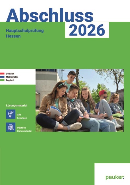 Abschluss 2025 - Hauptschulprüfung Hessen - Lösungsband - Deutsch, Englisch, Mathematik - 