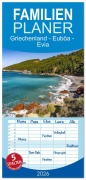 Cover-Bild zum Titel 'Familienplaner 2026 - Griechenland - Euböa - Evia mit 5 Spalten (Wandkalender, 21 x 45 cm) CALVENDO' von 'Peter Schickert'