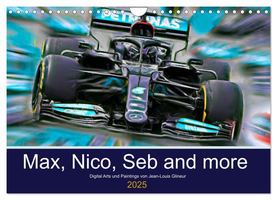 Max, Nico, Seb and more (Wandkalender 2025 DIN A4 quer), CALVENDO Monatskalender - Jean-Louis Glineur alias DeVerviers