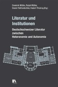 Cover-Bild zum Titel 'Literatur und Institutionen' von ''