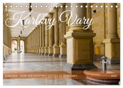 Cover-Bild zum Titel 'Karlovy Vary - Stadt der heilenden Quellen (Tischkalender 2026 DIN A5 quer), CALVENDO Monatskalender' von 'Kerstin Waurick'