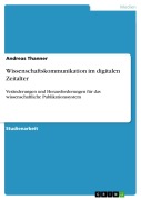 Cover-Bild zum Titel 'Wissenschaftskommunikation im digitalen Zeitalter' von 'Andreas Thanner'