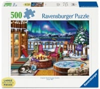 Cover-Bild zum Titel 'Erwachsenenpuzzle 500 Large Pieces - Nordlichter' von ''