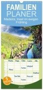 Cover-Bild zum Titel 'Familienplaner 2027 - Madeira, Insel im ewigen Frühling mit 5 Spalten (Wandkalender, 21 x 45 cm) CALVENDO' von 'Bodo Schmidt'