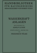 Cover-Bild zum Titel 'Wasserkraftanlagen' von 'Friedrich Ludin'