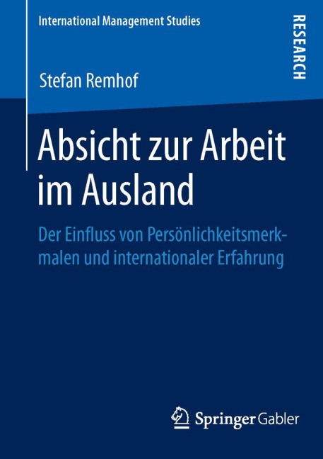 Absicht zur Arbeit im Ausland - Stefan Remhof