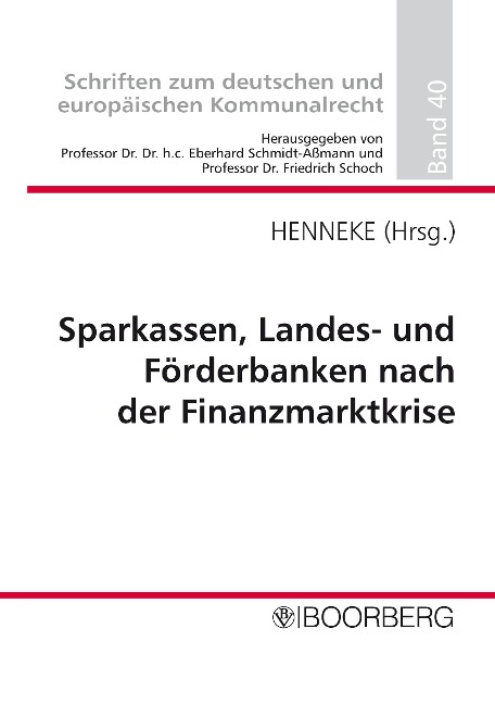 Sparkassen, Landes- und Förderbanken nach der Finanzmarktkrise - 