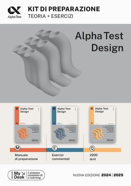Alpha Test. Design. Kit di preparazione - Stefano Bertocchi, Fausto Lanzoni, Carlo Tabacchi, Giuseppe Vottari