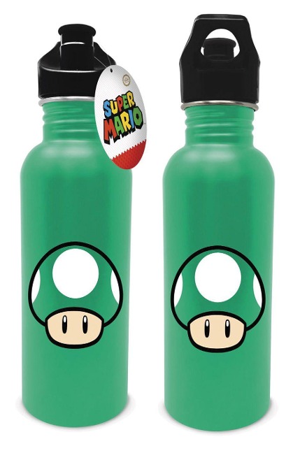 NINTENDO (MUSHROOM) METAL CANTEEN BOTTLE - 