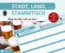 Cover-Bild zum Titel 'Stadt, Land, Stammtisch' von ''