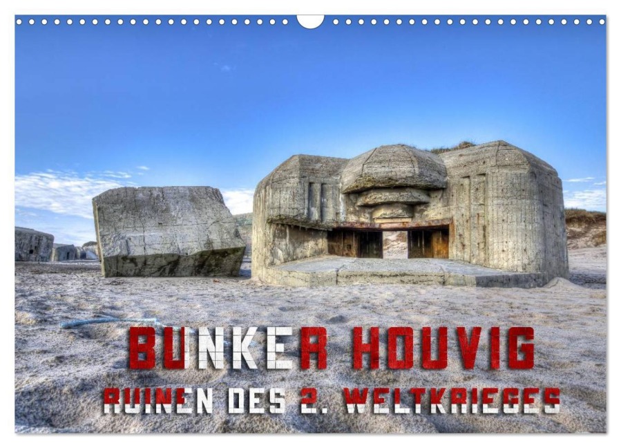 Bunker Houvig (Wandkalender 2025 DIN A3 quer), CALVENDO Monatskalender - Alexander Kulla