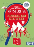 Cover-Bild zum Titel 'DUMONTs Fantastische Rätselreise Einmal um die Welt' von 'Annik Aicher, Corinna Melville'