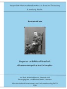 Cover-Bild zum Titel 'Ethik und Politik' von 'Benedetto Croce'