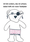 Cover-Bild zum Titel 'Ich bin anders, das ist schwer, dabei hilft mir mein Teddybär' von 'Bärbel Saße'