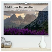 Cover-Bild zum Titel 'Südtiroler Bergwelten - Die monti pallidi, Idylle die fast unwirklich erscheint (hochwertiger Premium Wandkalender 2026 DIN A2 quer), Kunstdruck in Hochglanz' von 'Götz Weber'