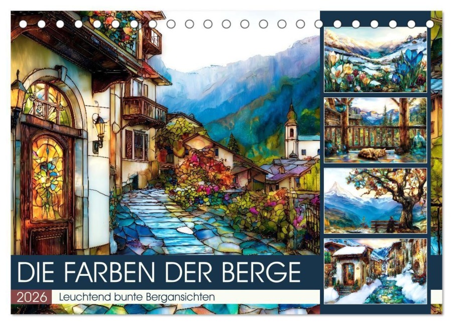 Die Farben der Berge (Tischkalender 2026 DIN A5 quer), CALVENDO Monatskalender - Sabine Löwer