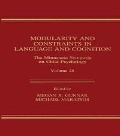 Cover-Bild zum Titel 'Modularity and Constraints in Language and Cognition' von ''
