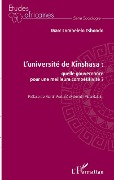 Cover-Bild zum Titel 'L'université de Kinshasa : quelle gouvernance pour une meilleure compétitivité ?' von 'Marc Lombelelo Tshondo'