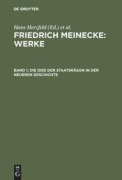 Cover-Bild zum Titel 'Die Idee der Staatsräson in der neueren Geschichte' von 'Friedrich Meinecke'