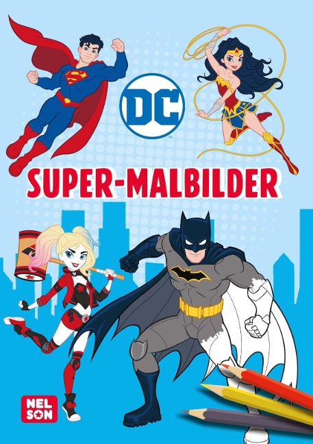 DC Superhelden: Super-Malbilder - 