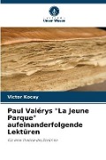 Cover-Bild zum Titel 'Paul Valérys "La Jeune Parque" aufeinanderfolgende Lektüren' von 'Victor Kocay'