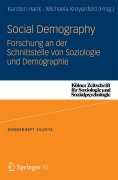 Cover-Bild zum Titel 'Social Demography - Forschung an der Schnittstelle von Soziologie und Demographie' von ''
