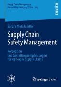 Cover-Bild zum Titel 'Supply Chain Safety Management' von 'Sandra Meta Tandler'