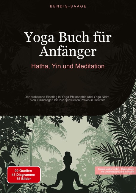 Yoga Buch für Anfänger: Hatha, Yin und Meditation - Bendis A. I. Saage - Deutschland