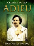 Cover-Bild zum Titel 'Adieu' von 'Honoré de Balzac'