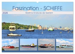 Cover-Bild zum Titel 'Faszination - SCHIFFE (Wandkalender 2026 DIN A2 quer), CALVENDO Monatskalender' von 'Günther Klünder'