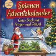 Cover-Bild zum Titel 'Spinnen-Adventskalender: Quiz-Buch mit Fragen und Rätsel' von 'Schlauvento Interactive'