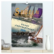 Cover-Bild zum Titel 'Segeln, unser Jahresplaner (hochwertiger Premium Wandkalender 2026 DIN A2 hoch), Kunstdruck in Hochglanz' von 'Peter Roder'