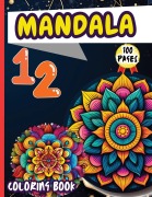 Cover-Bild zum Titel 'Mandala 12 Coloring Book' von 'Peter'