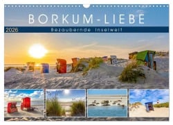 Cover-Bild zum Titel 'BORKUM-LIEBE (Wandkalender 2026 DIN A3 quer), CALVENDO Monatskalender' von 'Andrea Dreegmeyer'