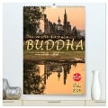 BUDDHA - Das sanfte Lächeln (hochwertiger Premium Wandkalender 2025 DIN A2 hoch), Kunstdruck in Hochglanz - Spirit Of Asia