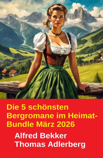 Die 5 schönsten Bergromane im Heimat-Bundle März 2026 - Alfred Bekker, Thomas Adlerberg