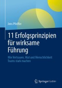 Cover-Bild zum Titel '11 Erfolgsprinzipien für wirksame Führung' von 'Jens Pfeiffer'