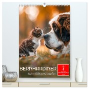 Cover-Bild zum Titel 'Bernhardiner - gutmütig und tapfer (hochwertiger Premium Wandkalender 2026 DIN A2 hoch), Kunstdruck in Hochglanz' von 'Peter Roder'
