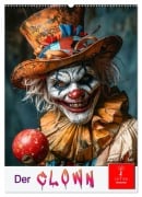 Cover-Bild zum Titel 'Der Clown (Wandkalender 2026 DIN A2 hoch), CALVENDO Monatskalender' von 'Peter Roder'