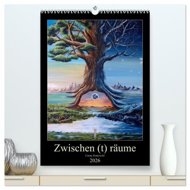 Zwischen (t) räume (hochwertiger Premium Wandkalender 2026 DIN A2 hoch), Kunstdruck in Hochglanz - Conny Krakowski